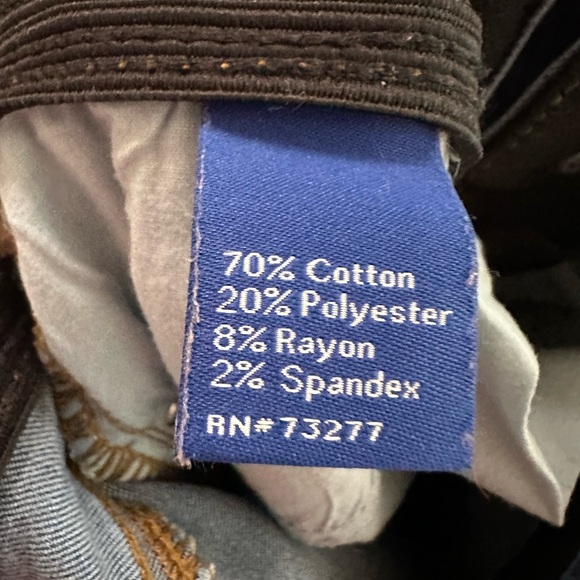 Apt. 9 Women’s Straight Leg Jeans Blue Denim Mid Rise Double Button Size 4 - Picture 5 of 6